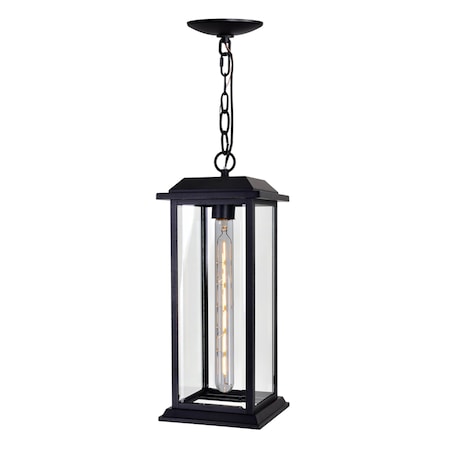 Cwi Lighting Blackbridge 1 Light Outdoor Black Pendant 0409P6-1-101